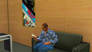 Does the car service boss fuck his customer?