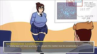 3D animated hentai with Miss Mei teaching hot lessons