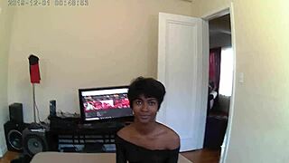 Why does Gawslee 41's ebony teen body crave big black cock?