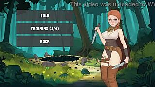 otakus rage porn game part1 waking up to big tits