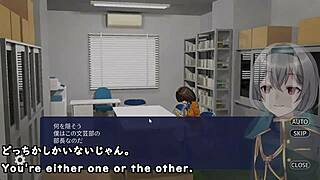 Shadows Having Wild Sex in Clubroom Game Trial with Machine Translated Subtitles