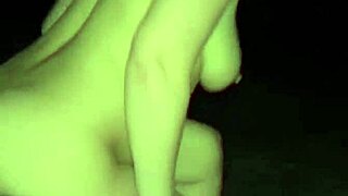 Dirty Blonde Camping Sex With Big Cock Action