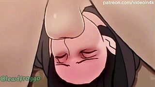 soft gf lewdfroggo animation ai upscaled version