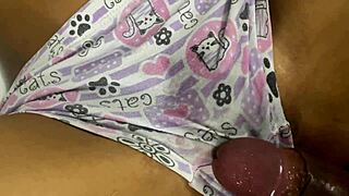 Hottest pussy rubbing and creampie on petite latina stepsister's tight vagina.