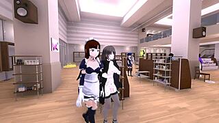 Sereka exposes in naked coat secretly.