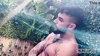 Behind the scenes making of this gay video