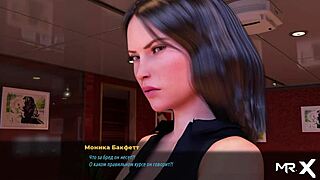 Fashion Business Episode 2: Character Takes Off Pants to Show Ass in 3D Hentai Game