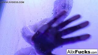 Stunning Alix Lynx Showers Off Her Big Tits And Ass!