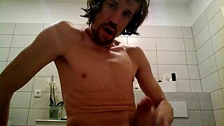 Gay men having anal sex and reaching great pleasure