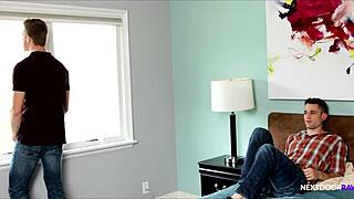 Quin Quire Pays Rent with Bareback Fucking from Landlord's Monster Cock