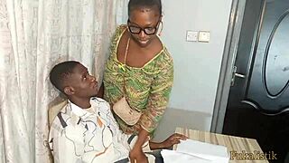 Client’s Big Boobs Wife Tempts Me at Work