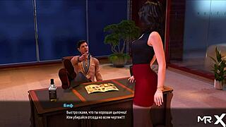 Fashion Business Episode 2: Character Takes Off Pants to Show Ass in 3D Hentai Game