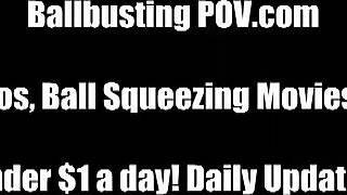 Pleasure In Pain Femdom Ball Kicking