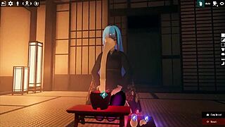 weird hentai futanari girl footjobs living dildo cumshot