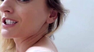 Watch this spicy stepmom in pantyhose get fucked hard and rough?