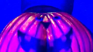 twerking that big ass on the pumpkin for fun