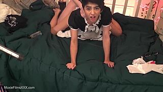 Slutty Cat Maid Girlfriend Keeps Cumming!