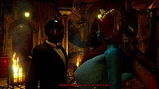 Dangerous Pact Unfolds in 3D Cartoon Monster Scene