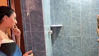 Old housewife gets kinky with her roommate's big cock