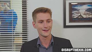 Watch these blondes blow big cocks in the office?