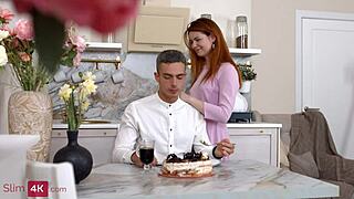 Kitsune Liss, wanna bang this redhead in the kitchen?