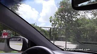 Stranded Latina GF Picked Up and Fucked for Cash