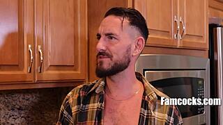 Gay family’s Thanksgiving celebration with a hot spitroast