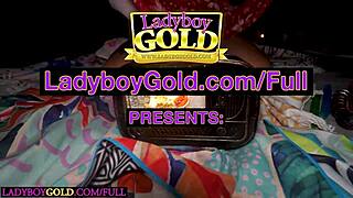 Dialogic Xmas Special: Asian Ladyboy Lanta Fucked Hard from Ass to Mouth Tonight