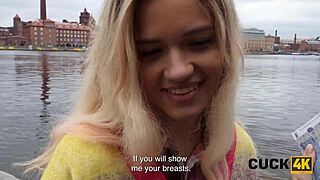 Cuck4k Tear It Up With Blonde Shaved Pussy