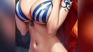 Nami One Piece Delivers French Jerk Off Instructions