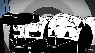 Uncensored cartoon mime hardcore sex!