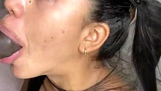 Sloppy Deepthroat Blowjob by Amateur Couple Nysdel