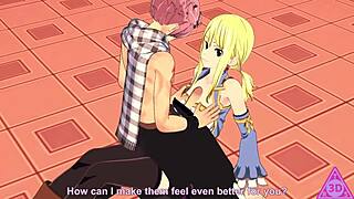 Lucy Natsu Fairy Tail Hentai Blowjob Handjob Horny Cumshot Gameplay Uncensored