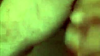 Dee Opens Legs for White Dick Blowjob