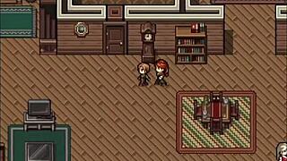 Assistindo um filme porno junto com uma peituda - jogo hentai - zombies retreat - parte 5