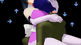 girl b hero shayna in part 19 anime scenes