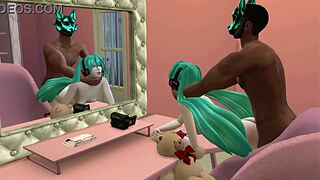 i saw miku gettin' fucked by a big black guy, ohh man