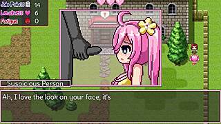 Does Noelle's Big Tits Shine In Hentai Game?