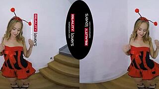 realitylovers freaked out ladybug vr blonde small tits cowgirl riding