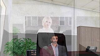 the next man appears in suggestive anime cartoon