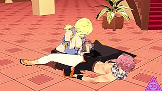 Lucy Natsu Fairy Tail Hentai Blowjob Handjob Horny Cumshot Gameplay Uncensored
