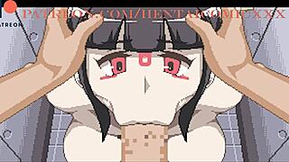 fukigen na ichigo-chan in game center part 3 pov blowjob handjob asian petite interracial