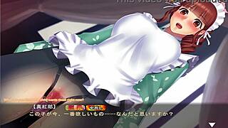 Hey, ever played Maid-san to Boin game with hot Japanese brunettes?