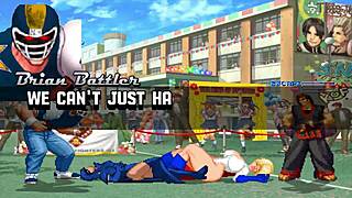 brian battler and kim dong hwan meet power girl and raven in hentai mugen