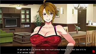 Netorare story ends with cheating creampie in anime hentai featuring big tits wife