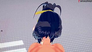 Akeno asks for sex in public pool