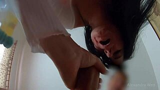 A group of perverts have a cum shot party in a hotel room