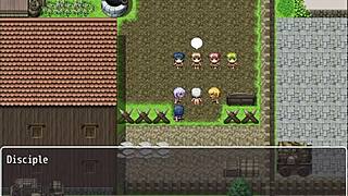 grace explores labyrinth town with toys and fingering