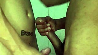 boy playing soccer comes for secret blowjob.