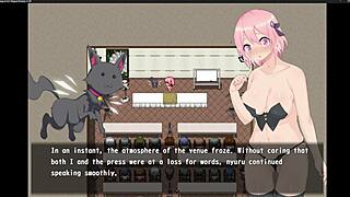 Magical girl reveals big tits in hentai fingering scene